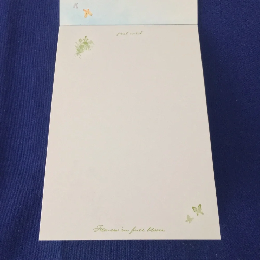 Floral Stationery Set with Sharpie Markers